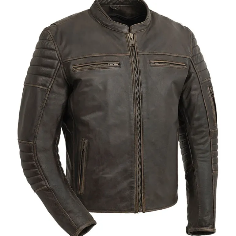First Manufacturing Commuter Leather Jacket XL