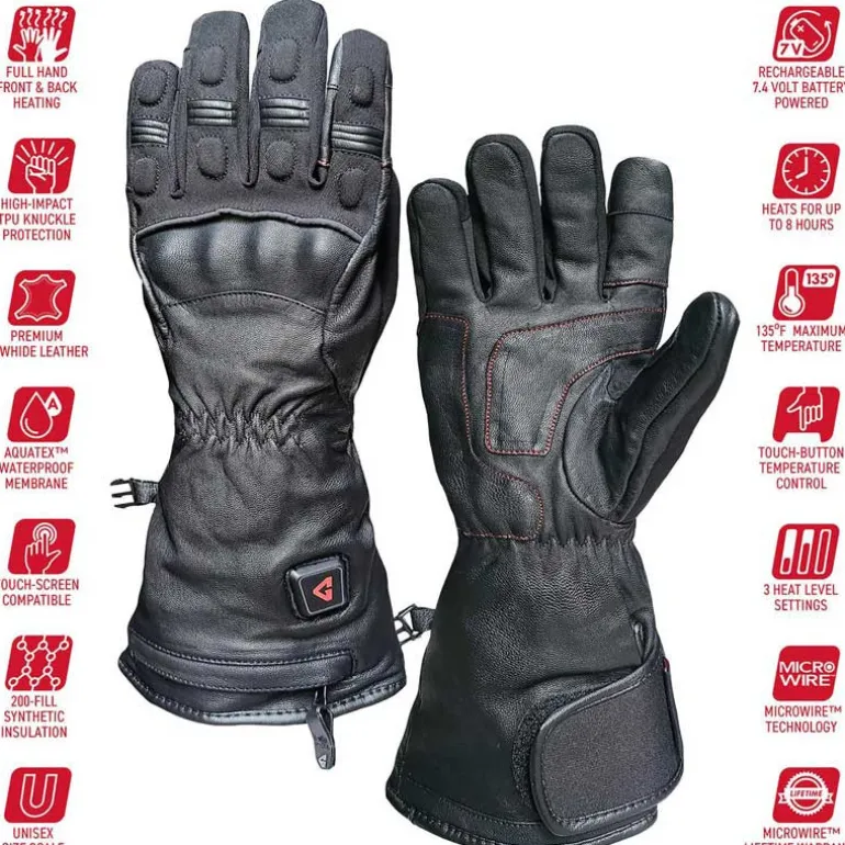 Gerbing 7V Hard Knuckle Heated Gloves