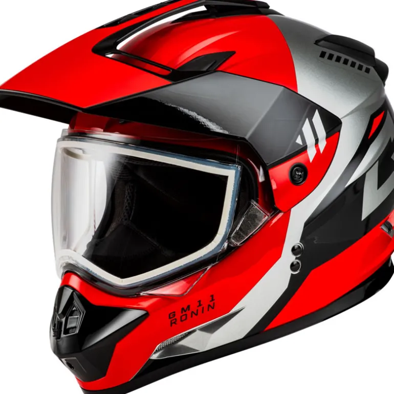 Gmax GM-11S Ronin Snow Helmet - Dual Shield