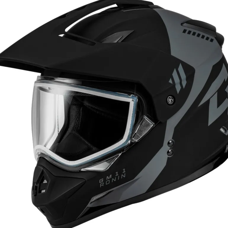 Gmax GM-11S Ronin Snow Helmet - Dual Shield