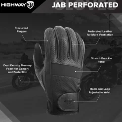 Highway 21 Jab Full Perforated Gloves