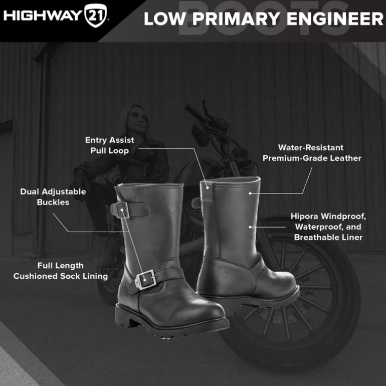 Highway 21 Low Primary Engineer Boots