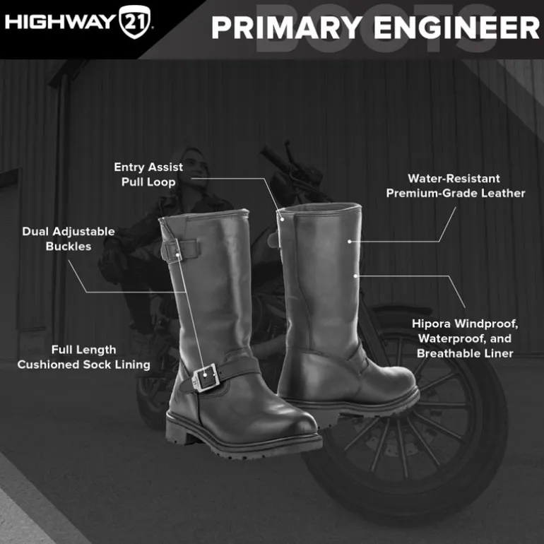 Highway 21 Tall Primary Engineer Boots