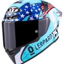 KYT TT-REVO Leopard Americas Replica Helmet