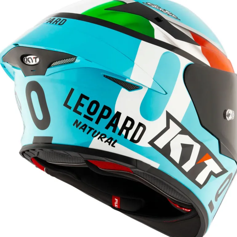 KYT TT-REVO Leopard Replica Tri-Color Helmet
