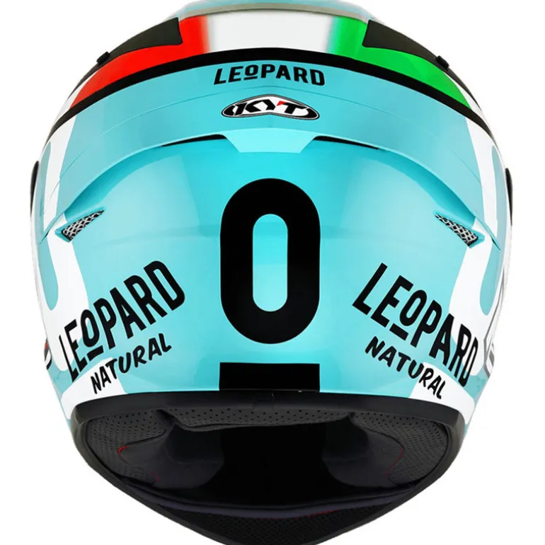 KYT TT-REVO Leopard Replica Tri-Color Helmet
