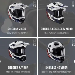 Leatt ADV 8.5 Composite with 4.5 Goggle Helmet Kit