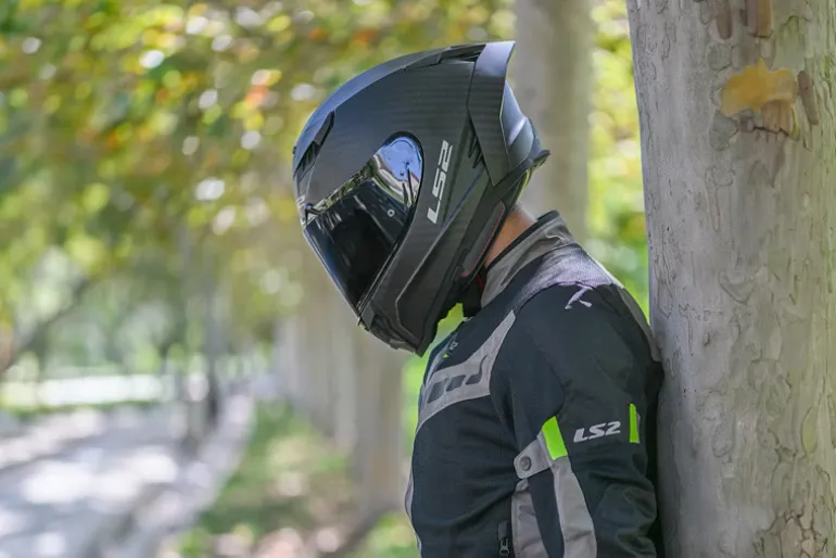 LS2 Dragon Forged Carbon Helmet