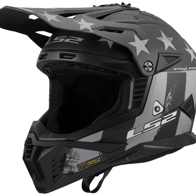 LS2 Gate II Battle Scar Helmet