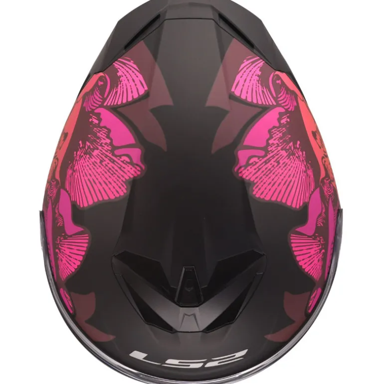 LS2 Rapid III Poppies Helmet