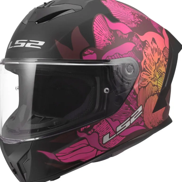 LS2 Rapid III Poppies Helmet