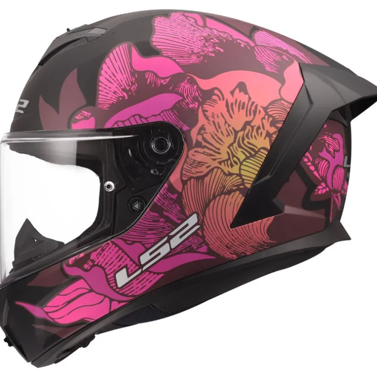 LS2 Rapid III Poppies Helmet