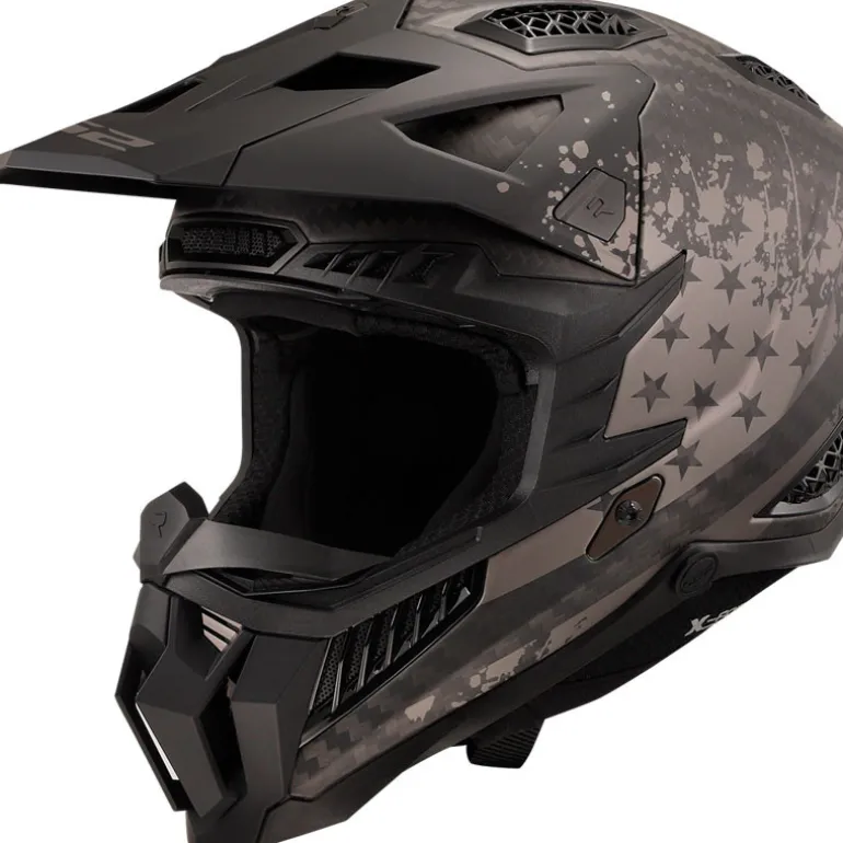 LS2 X-Force Black Flag Carbon Helmet