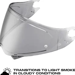 Scorpion Covert FX/Carbon Photochromic Pinlock Shield