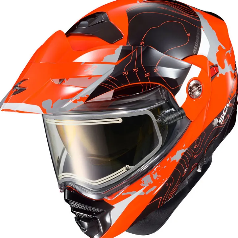 Scorpion EXO-AT960 Topographic Snow Helmet - Electric Shield