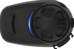 Sena SPH10H-FM Bluetooth Headset and Intercom with FM Tuner for Half Helmets - Single Pack
