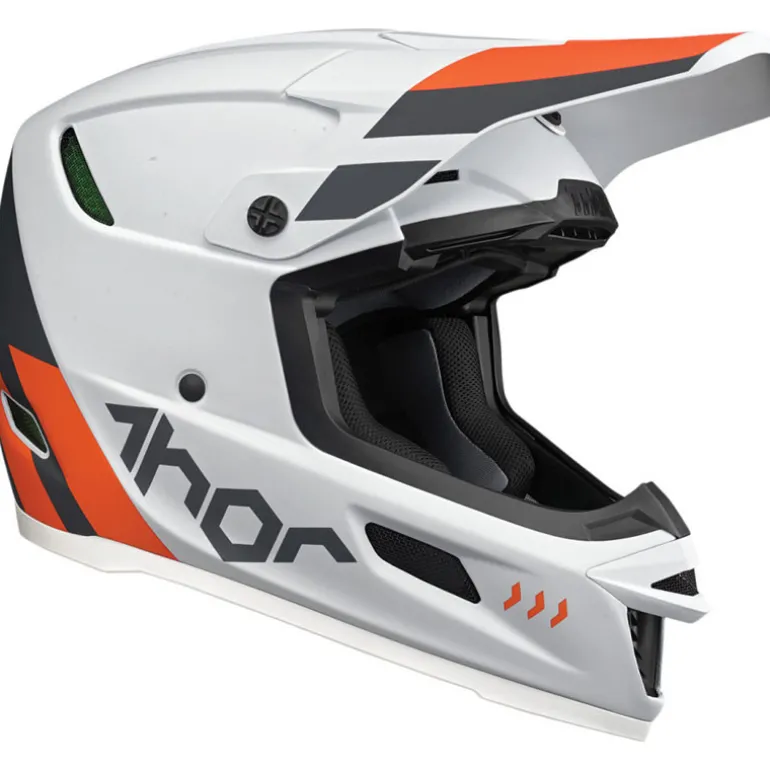 Thor Reflex Cube Helmet Grey/Orange Medium