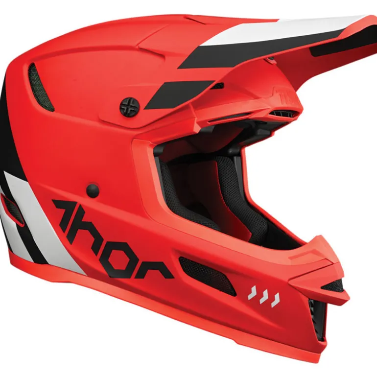 Thor Reflex Cube Helmet Grey/Orange Medium