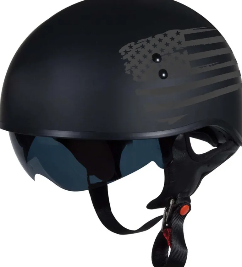 Torc T-55 Spec-Ops Flag Half Helmet